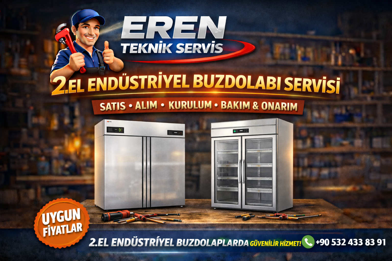 2.El Endüstriyel Buzdolabı